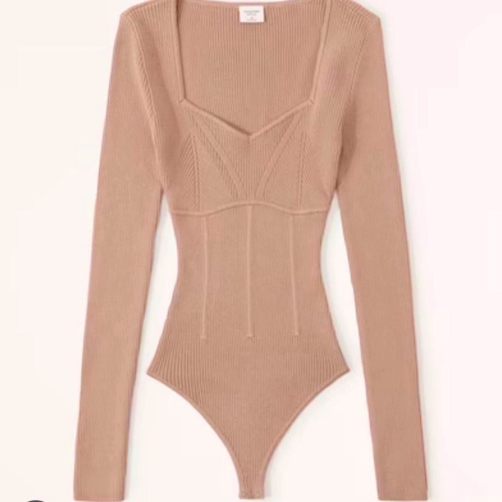 Abercrombie & Fitch Sweetheart Corset Bodysuit Size Medium